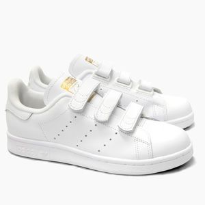 stan smith velcro all white